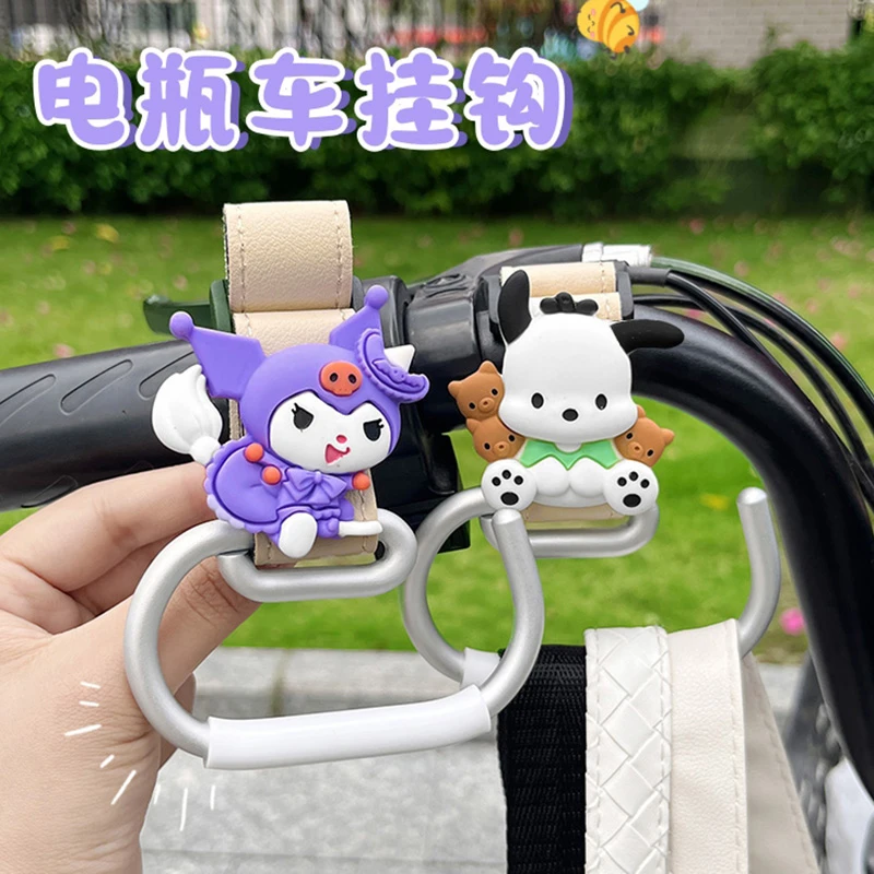 电动车挂钩前置通用可爱卡通摩托车多功能挂物钩头盔外卖万能挂扣