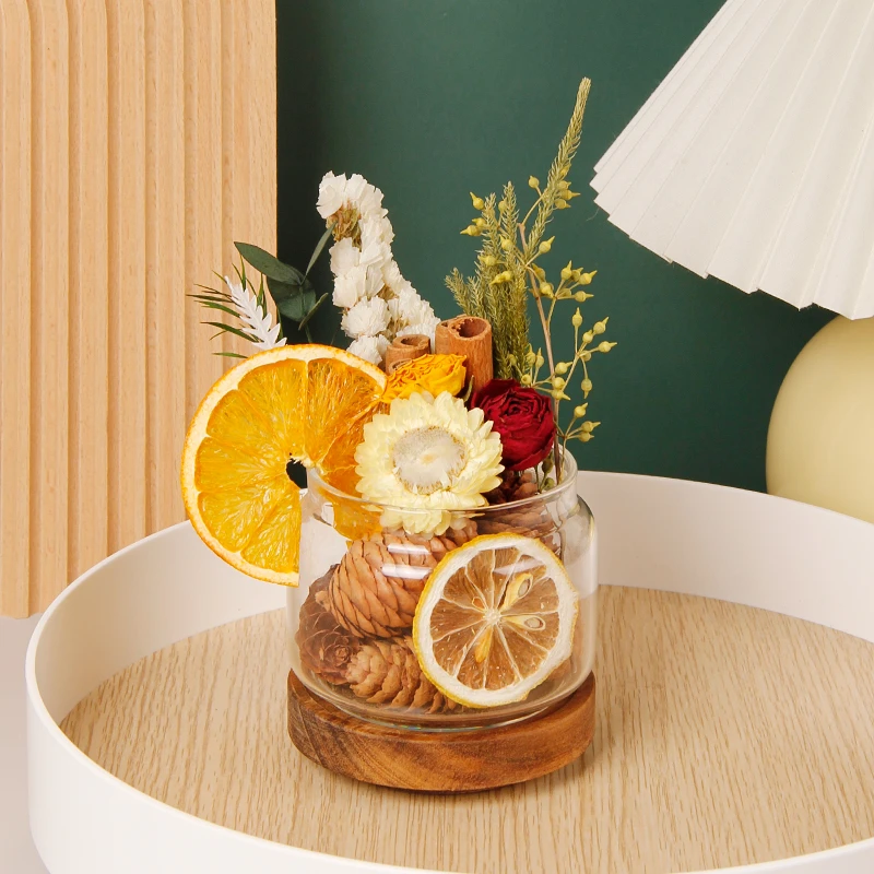 敖世一朵野菊大吉岭茶无火香薰精油肉桂摆件扩香器送女生生日礼物