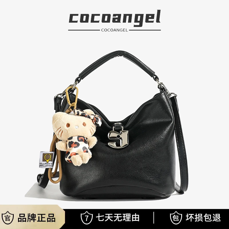 【COCO限定】时尚秋冬雅丹风手提包小众复古轻奢单肩包百搭女士斜挎