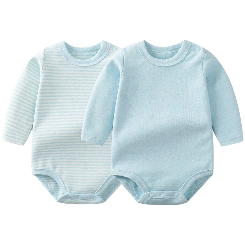 巴拉拉吧包屁衣春秋冬季打底内穿婴儿三角哈衣爬爬服包臀秋衣宝宝