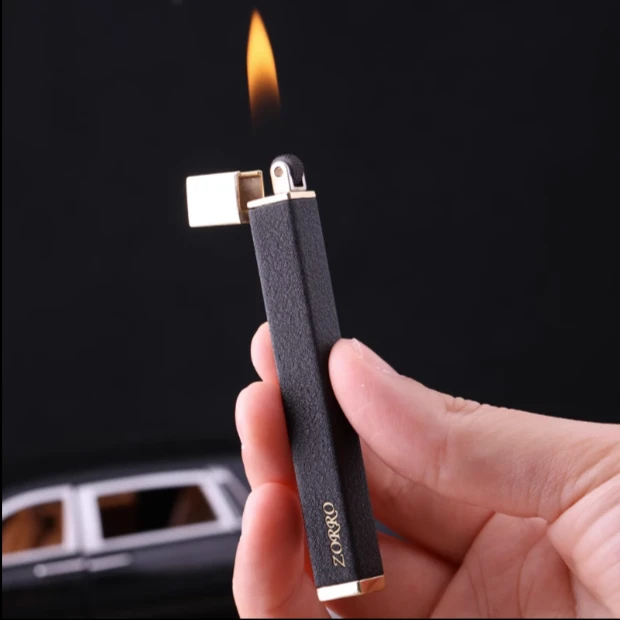 长条小巧便携式 明火砂轮打火机