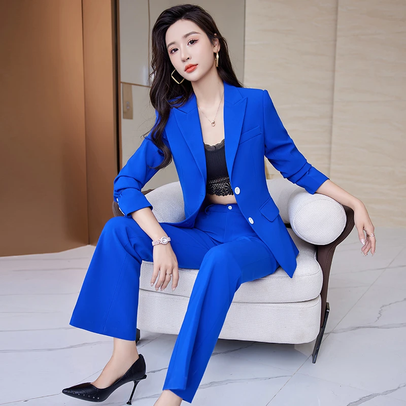 休闲小西装外套女高级感2023秋季新款职业装气质女神范西服套装女