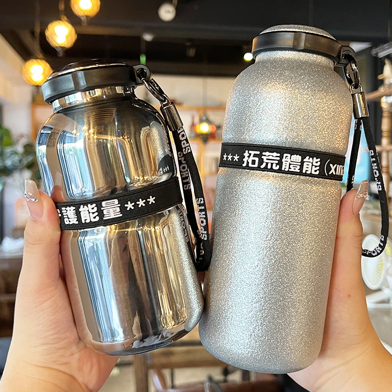 户外保温杯女学生大容量2025新款316不锈钢车载便携男士运动水壶