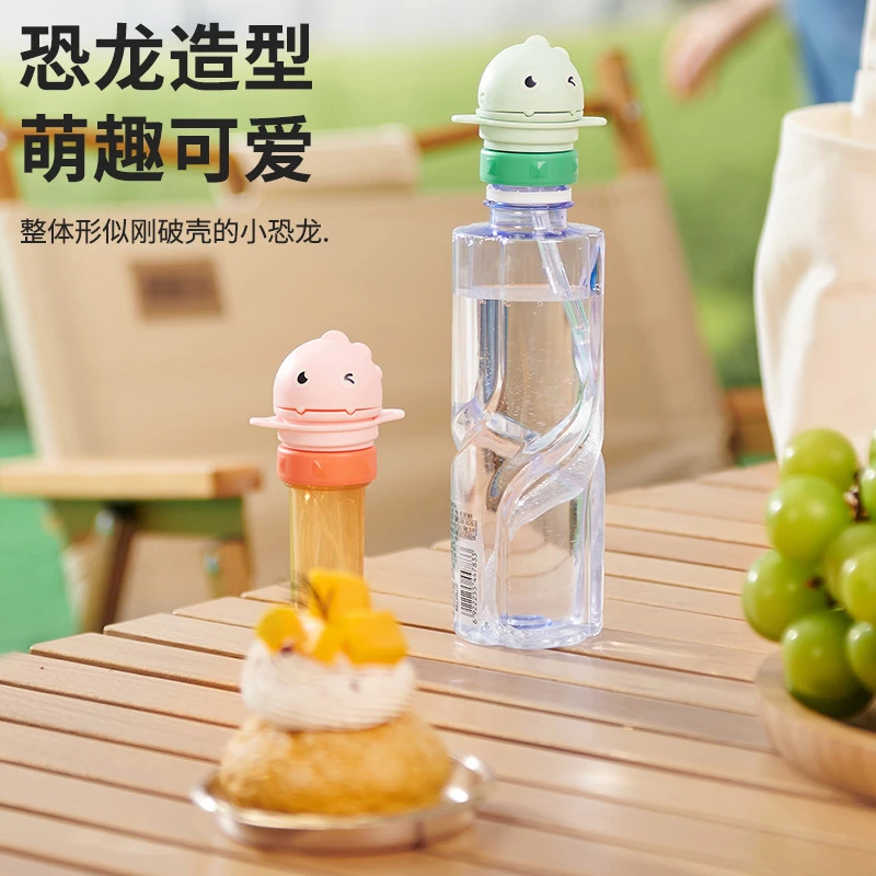儿童宝宝便携喝水防呛水瓶盖矿泉水吸管盖水瓶转换嘴头帽通用