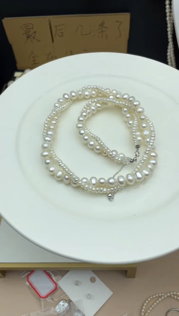 【闪购商品】淡水珍珠颈饰未镶嵌项链