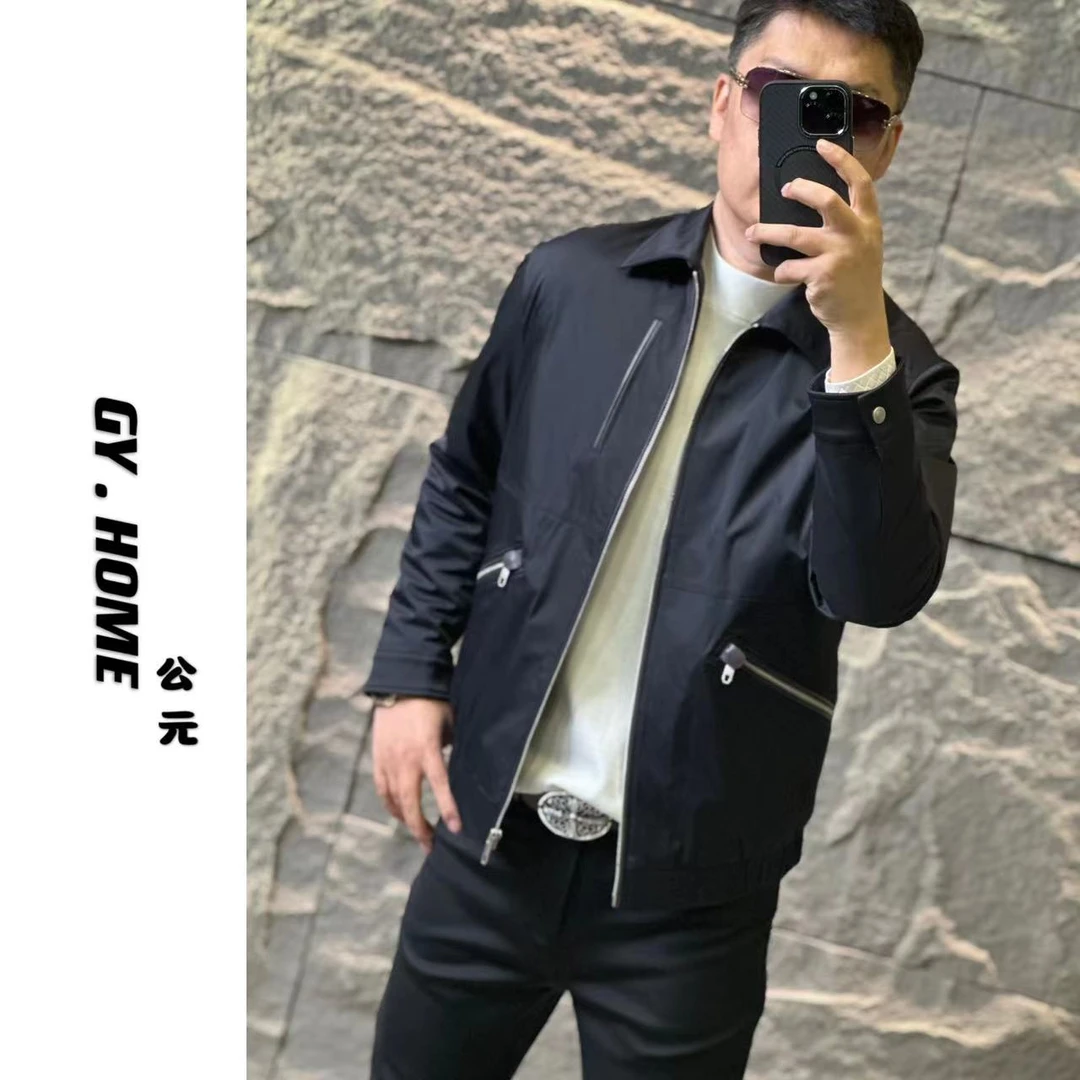 【公元·名品】欧货男士秋冬轻奢简约 | 轻薄鹅绒服夹克时尚百搭外套