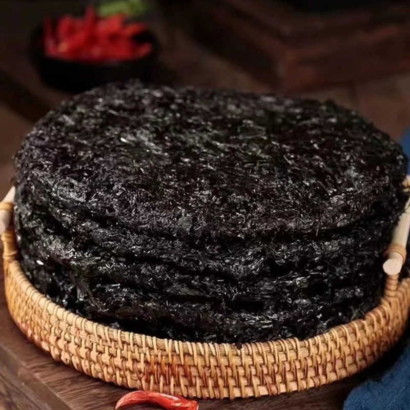 福建特产紫菜头水紫菜圆饼干净细腻无沙免洗无料包高品质水产干货