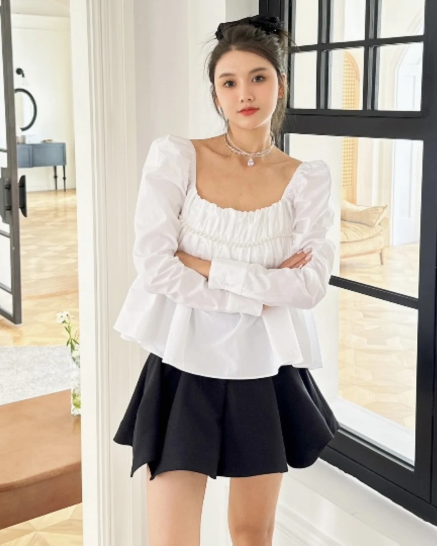 Stellacci Studio鱼骨高腰短裤