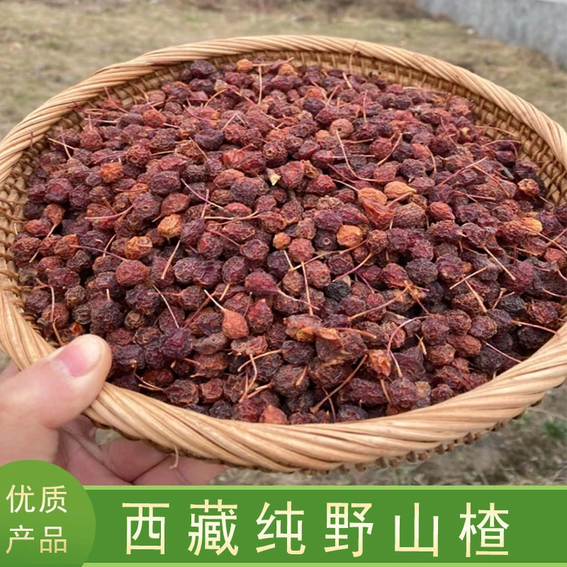 西藏纯野生山楂大小不均  500g