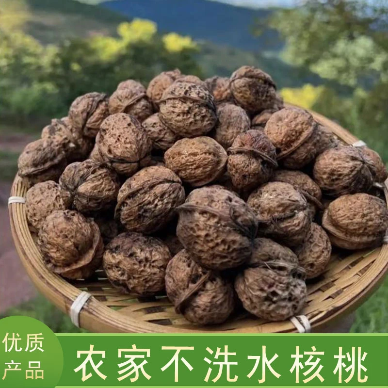 大凉山彝族老树核桃2.5斤  油香味浓不苦涩回甘 多送5个