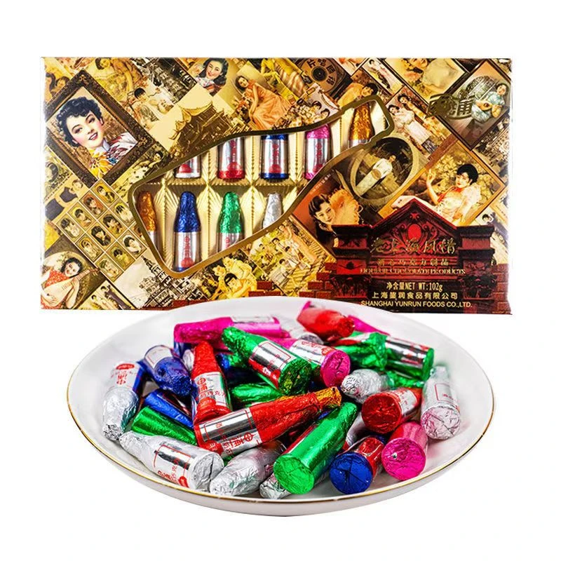 申浦酒心巧克力纯可可盒装休闲糖果清香型白酒奶油酒心巧克力