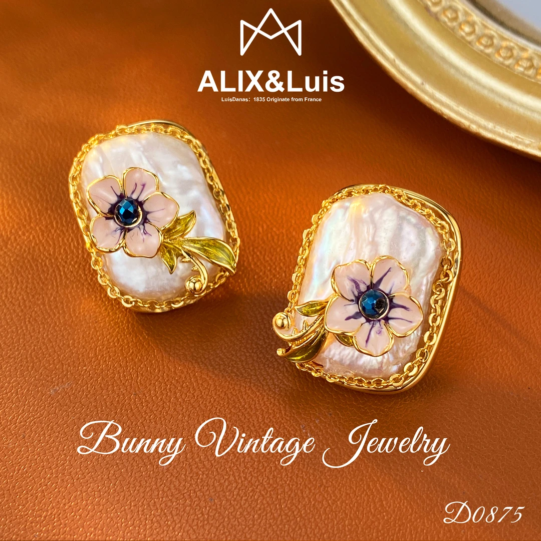 D0895 法★【奇幻仙境】ALXDANAS 爱丽丝耳钉