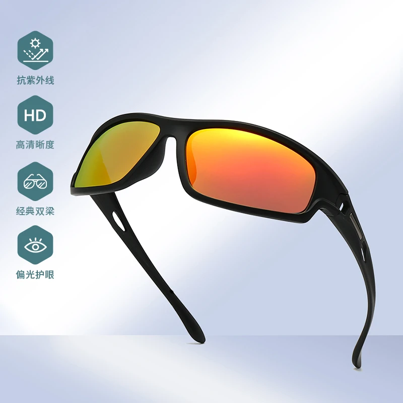 NBCT户外复古运动骑行墨镜极光太阳镜抗紫外线偏光镜5412