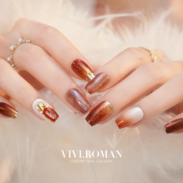 【生椰拿铁】原创设计 丝滑拿铁风格 晕染 立体魔镜粉 秋冬显白