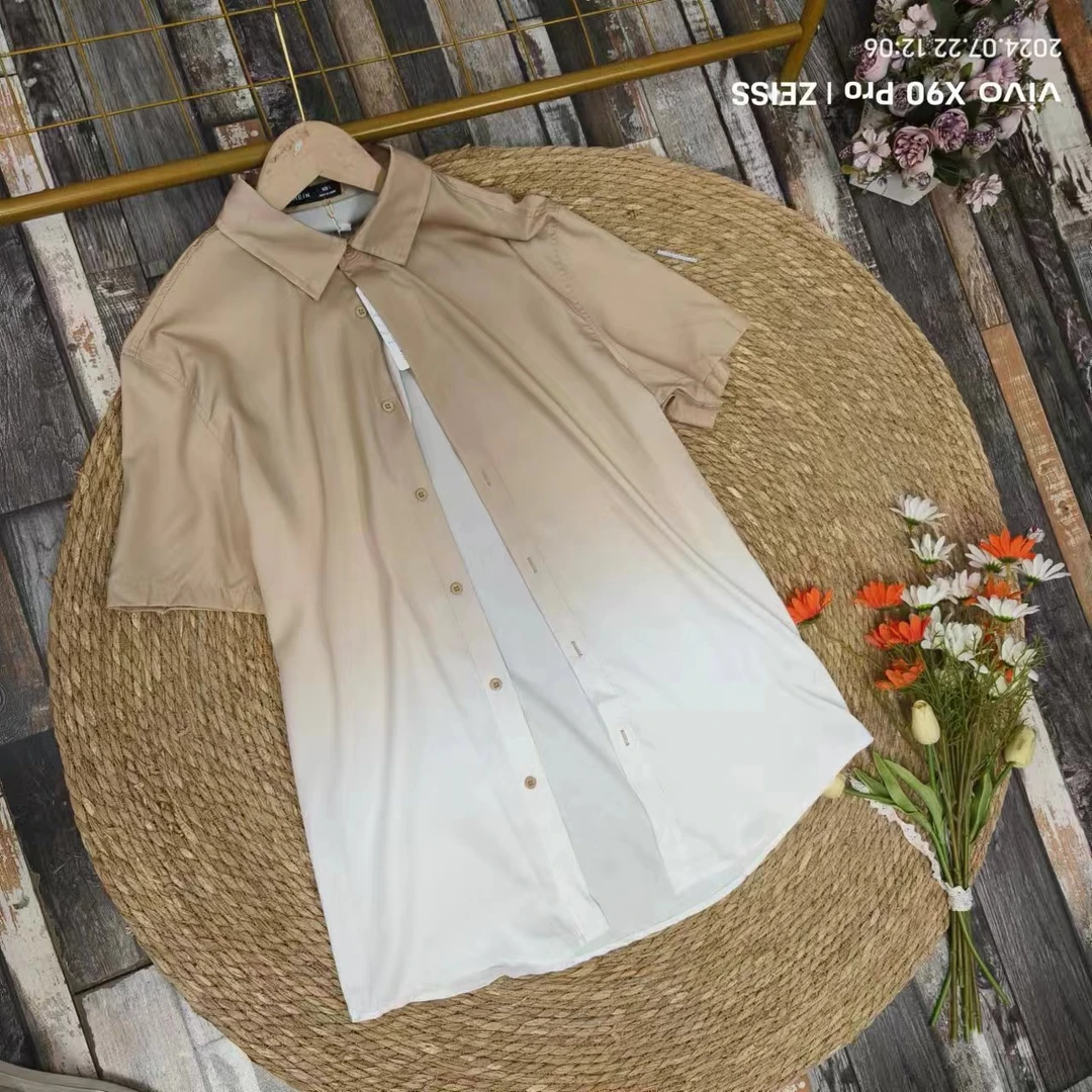 唯琳剪标   8仓A7-3-1232款   卡白色休闲衬衣