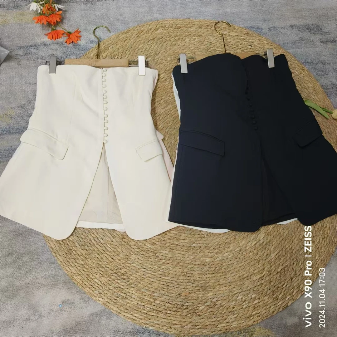 品牌剪标 4仓T4-13-2503款   抹胸上衣