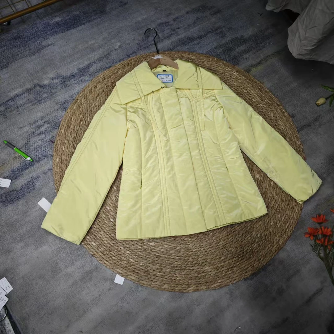 唯琳剪标   7仓S1-7-2665款  黄色夹棉上衣