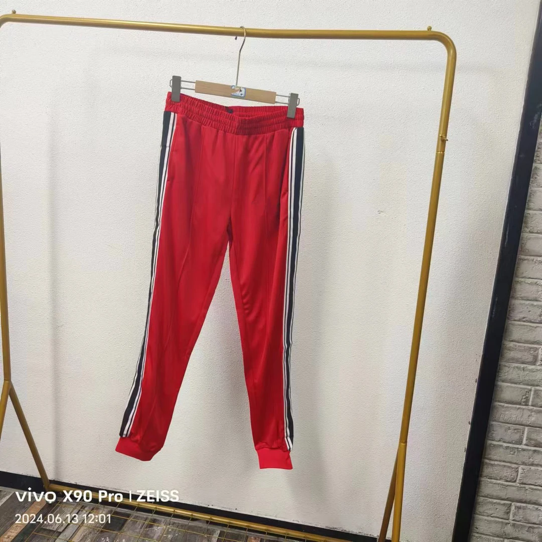 唯琳剪标  8仓A2-8-5326款  红色松紧休闲裤