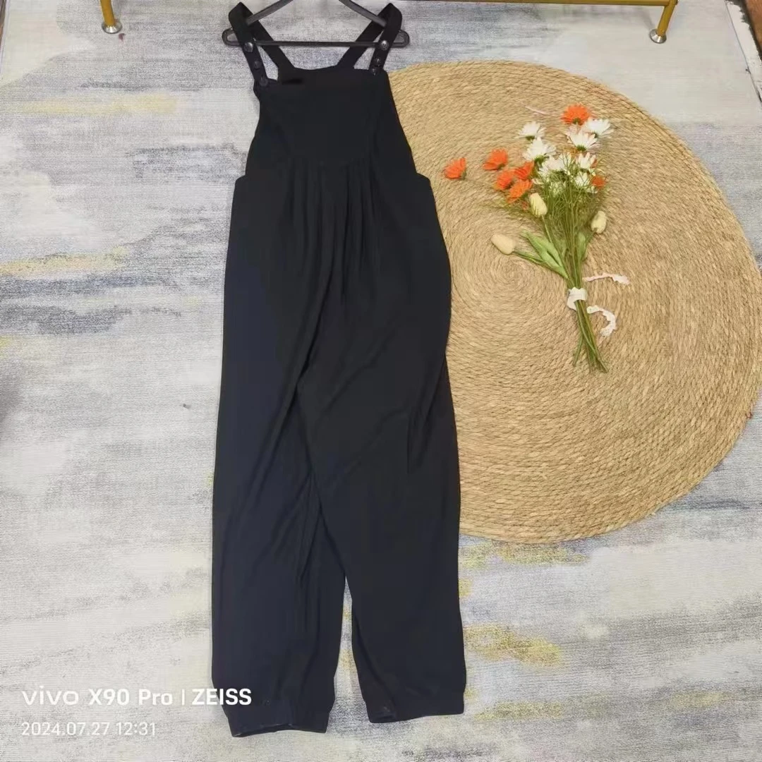 唯琳剪标   8仓A6-9-1279款   黑色背带连体裤