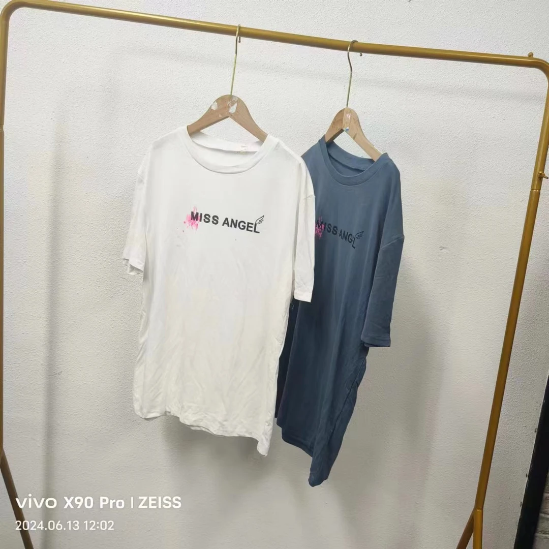 品牌剪标   7仓F6-13-5337款   微瑕疵圆领字母T恤
