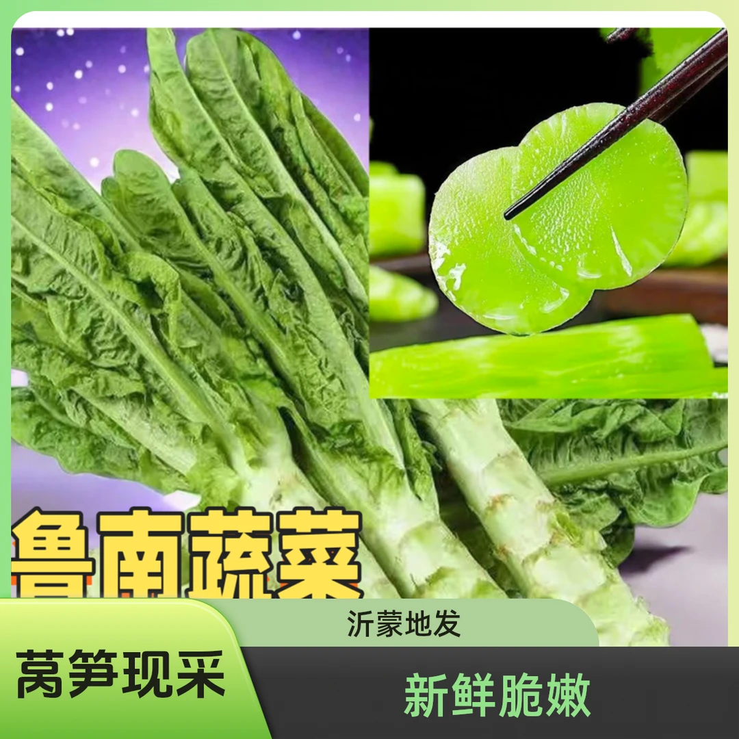 莴笋新鲜绿心脆当季现采现发沂蒙山农家自种地头发货蔬菜新鲜