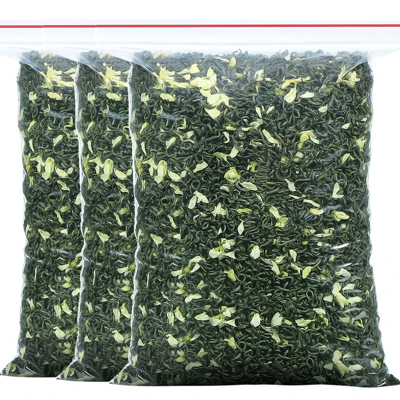 川派高山茉莉飘雪茉莉花茶嫩叶浓香型2025新茶叶绿茶散袋装500g