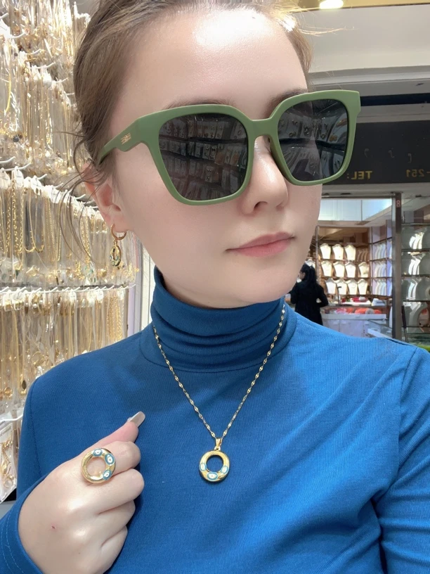 莱依拉时尚923太阳镜 نەزەر كۆز يۈرۈشلۈك