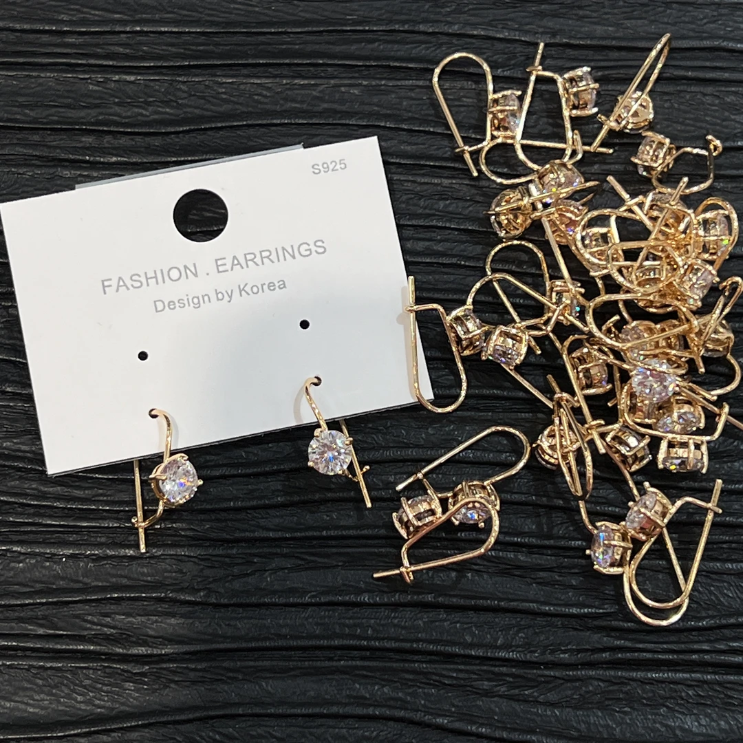 钛钢耳饰 莱依拉时尚精美耳饰0121素款气质百搭轻奢耳环圈ins个性