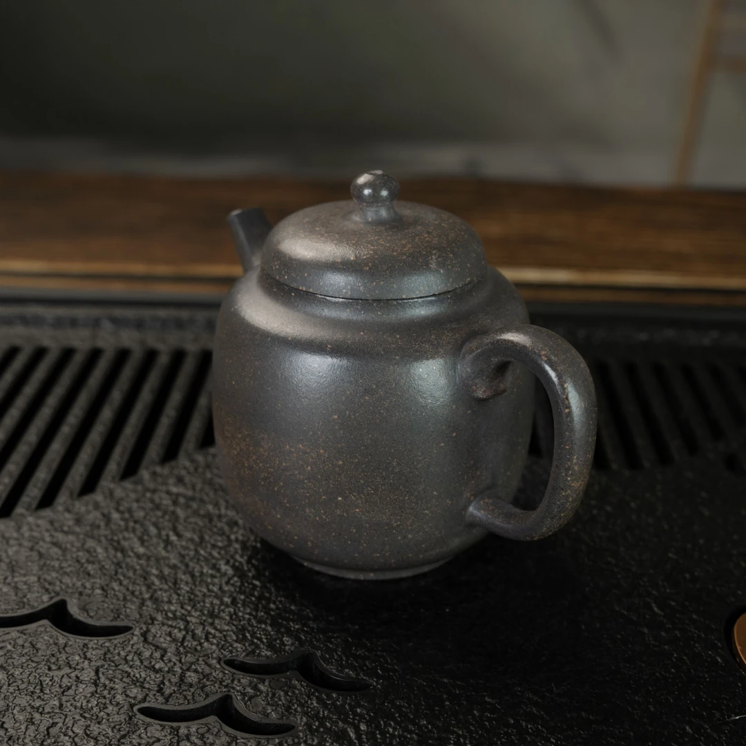 ZSMT—2094宜兴紫砂壶原矿天青泥素匏尊匏尊120CC