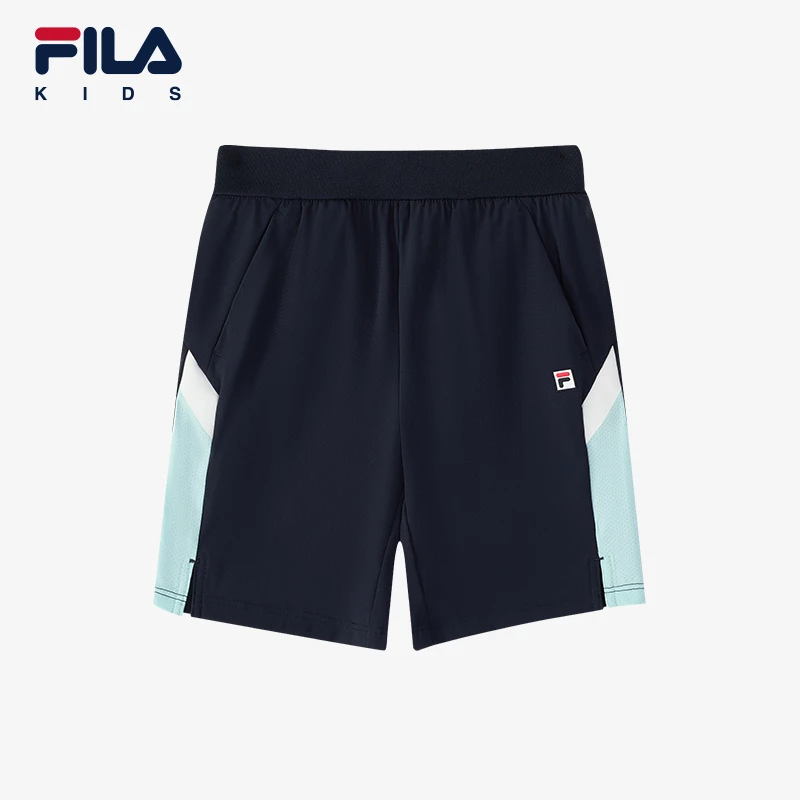 FILA斐乐儿童五分裤弹力休闲运动夏天新款速干冰感舒适K11B433601