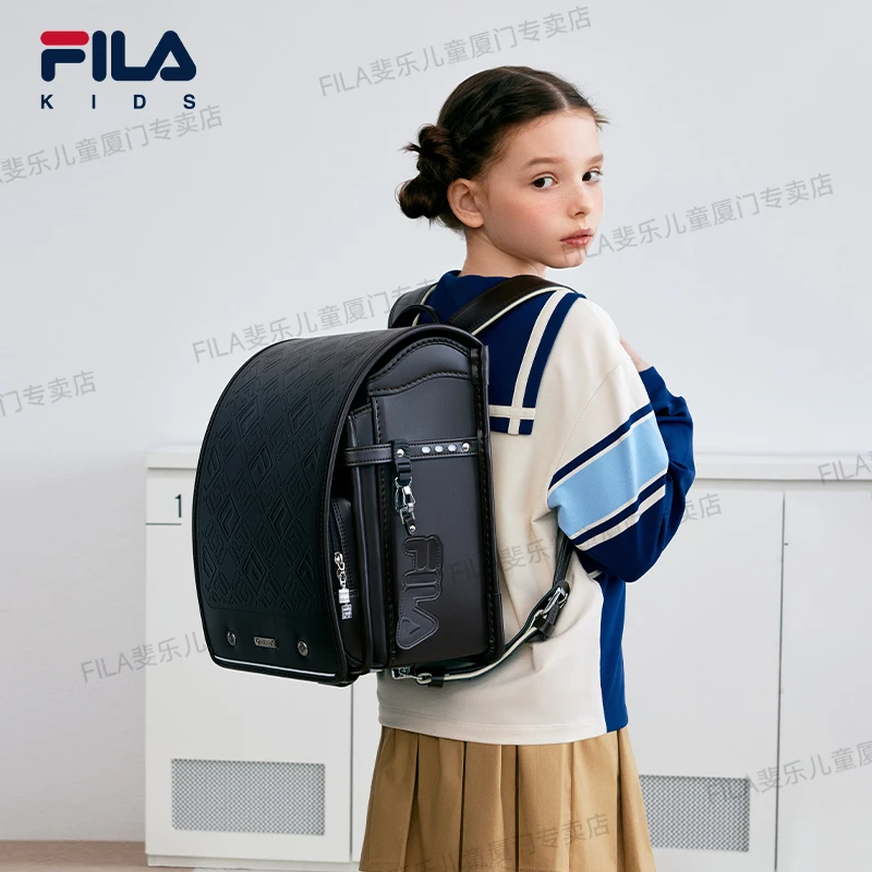 FILA X 天使之翼儿童新款学院轻便双肩背轻量大容量护脊减负书包