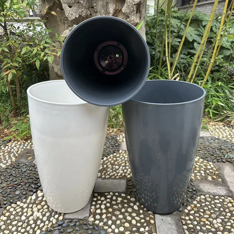 花盆家用大号客厅简约塑料加厚盆栽发财树龙血树天堂鸟大口径花盆