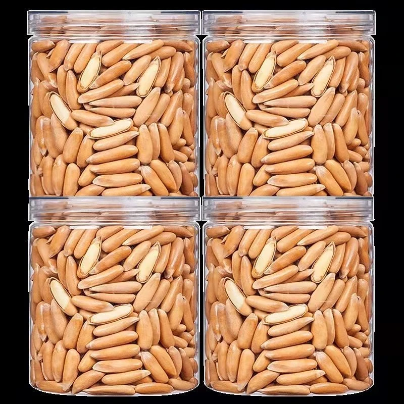 巴西松子罐装500g/8g新货手剥松子坚果散装干果办公零食孕妇零食