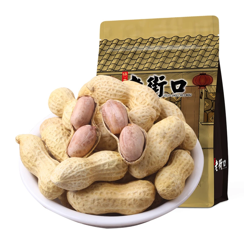 老街口蒜香/奶香味花生420g袋装坚果炒货即食精选好吃美味酥脆