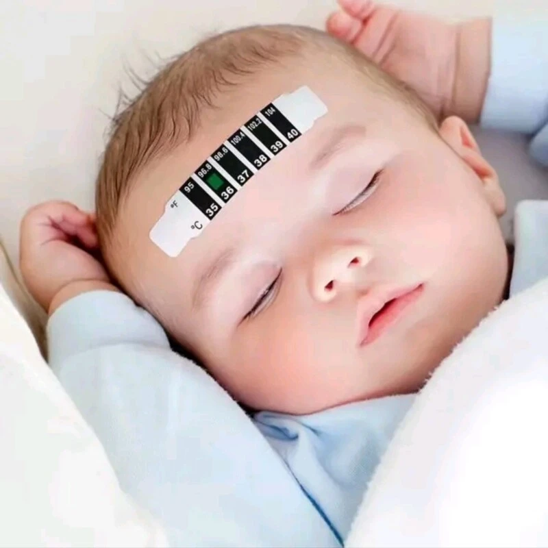 儿童测温贴智能感温变色儿童家用测温贴测量体温纸