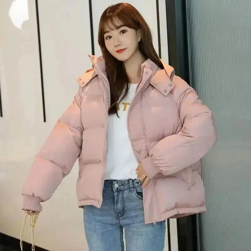 羽服2023新款衣韩版宽松面包服女冬装外套短款小袄ins潮小个子霏