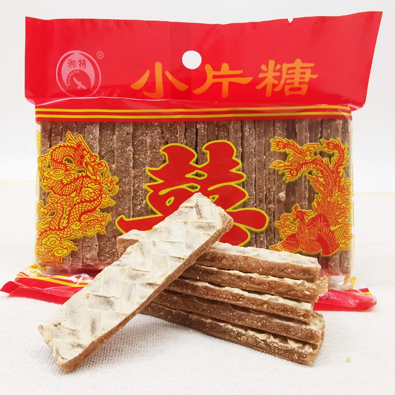 小片糖湖南特产红糖块泡糖水煮鸡蛋糖油粑粑麦芽糖黄片糖200g