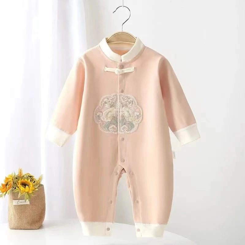 婴幼儿中国风儿童女童宝宝婴儿拜年服冬季秋冬春秋长袖加厚童装