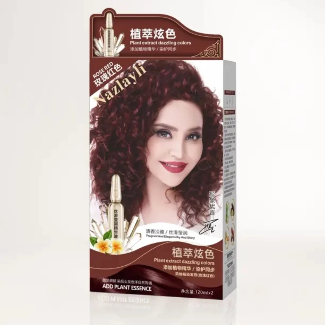 nazlayli 2awlat qaq buyiki 凯维斯染发剂植物染发膏