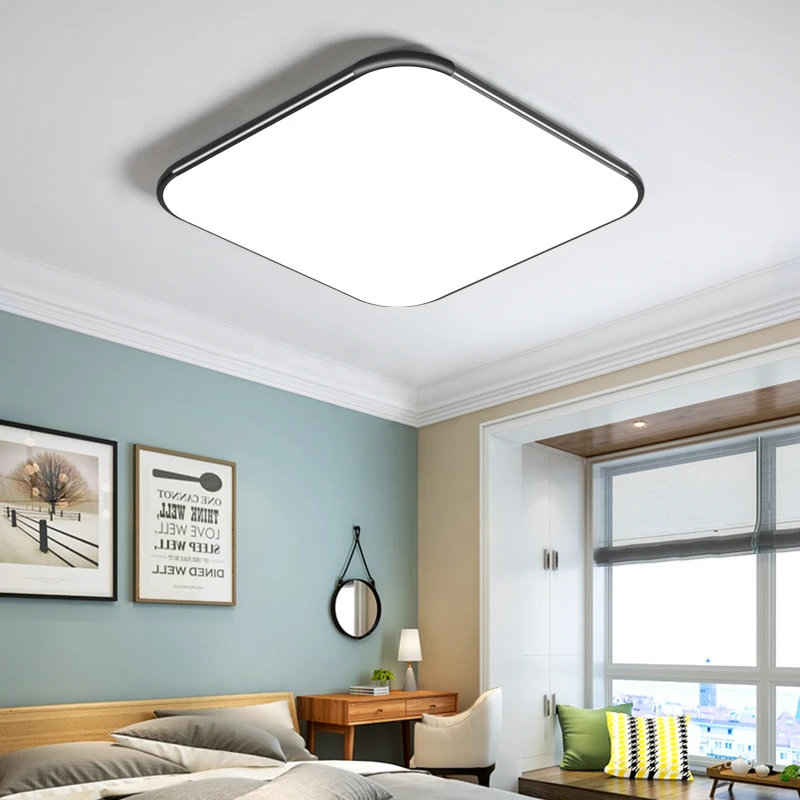 吸顶灯方形灯简约房间大气灯饰餐厅走廊