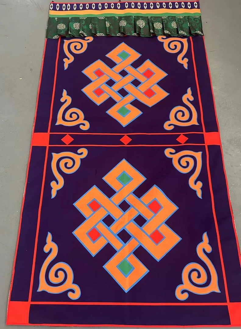 宽度一米高度两米蓝色款门帘