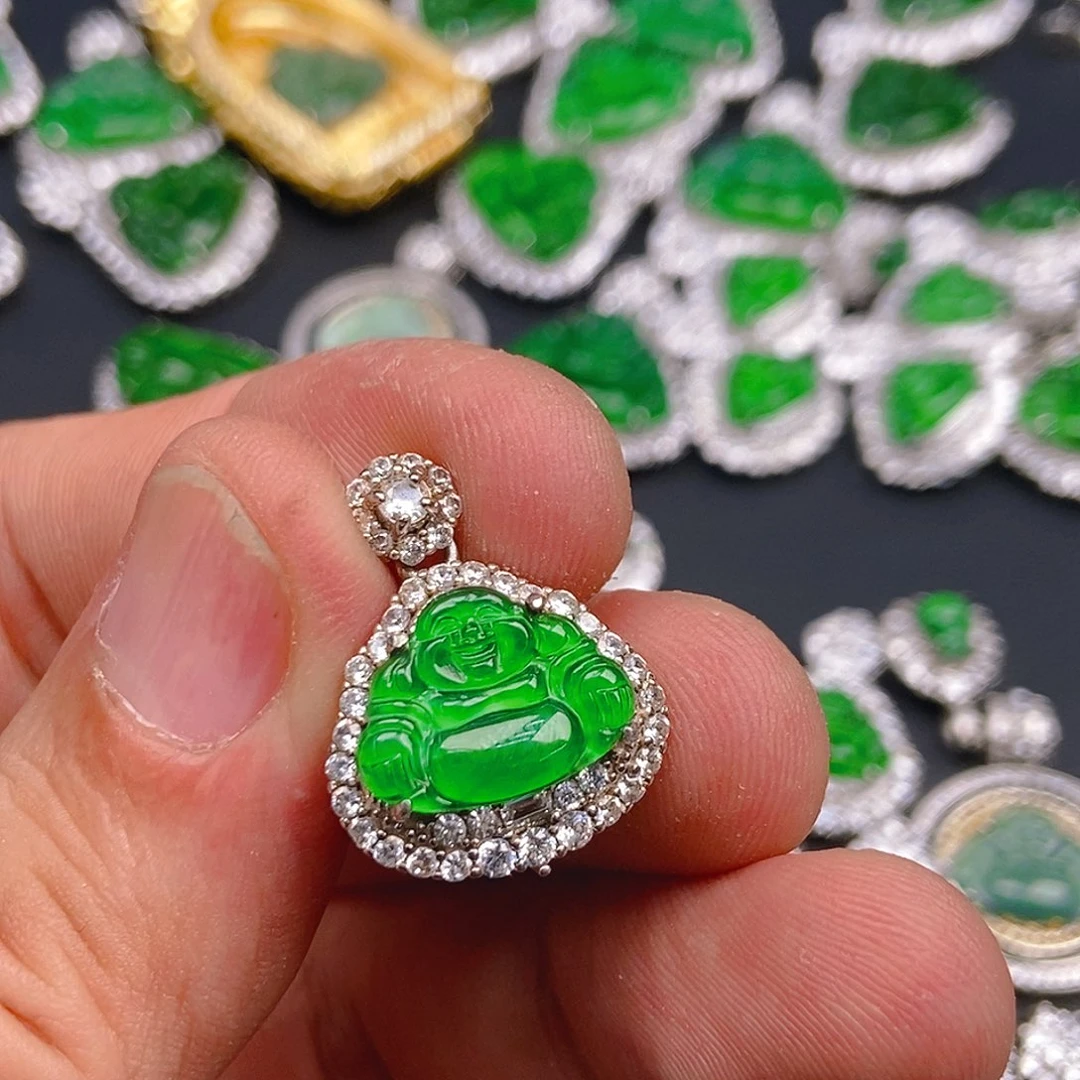 翡翠吊坠(不含链)未镶嵌643吊坠