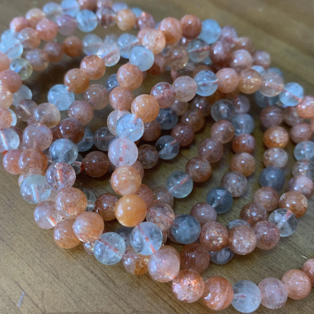 非金属珐琅手链 【胭脂兔】天然阿鲁沙超七材质 金太阳单圈吸财款