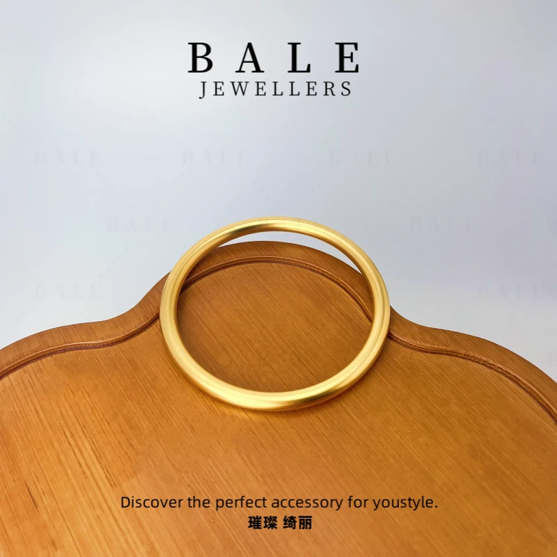 铜合金手镯 S1715 气质轻奢时尚素圈古法经典 58圈口