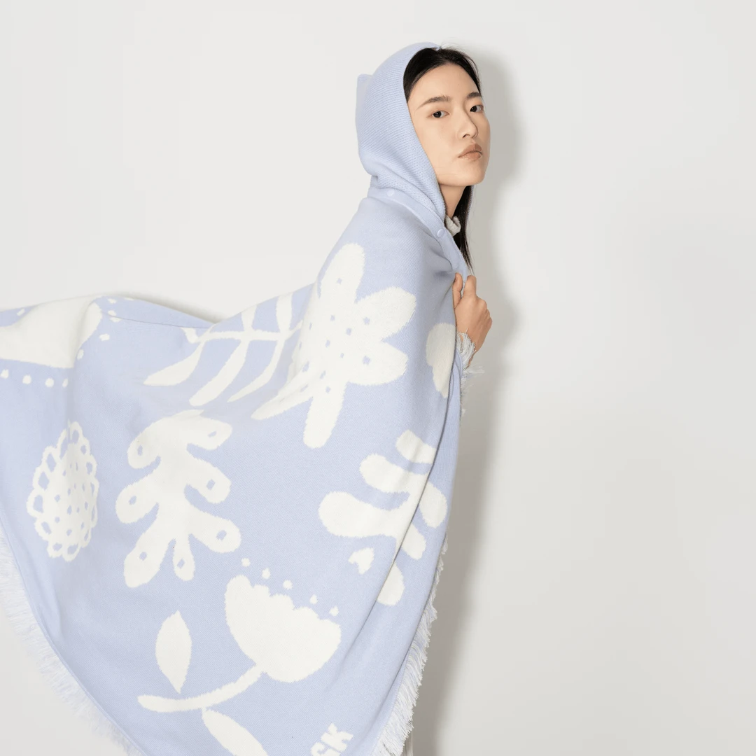 岳下户外多功能毯｜婴儿蓝