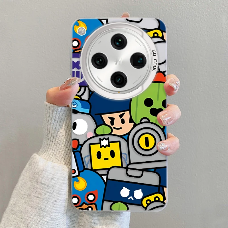 卡通涂鸦适用OPPOFindX8手机壳X7ultra创意Reno12Pro防摔11外壳