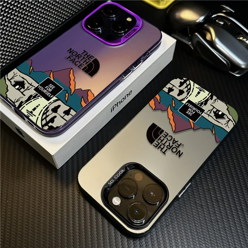 ins加州公路苹果15Promax手机壳创意iPhone14/13磨砂12防摔全包11