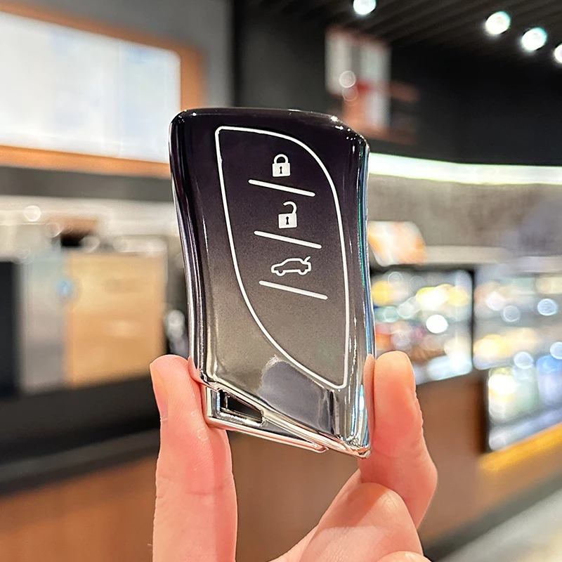 适用于雷克萨斯es200钥匙套渐变蓝rx350h/es300h全包TPU保护壳包