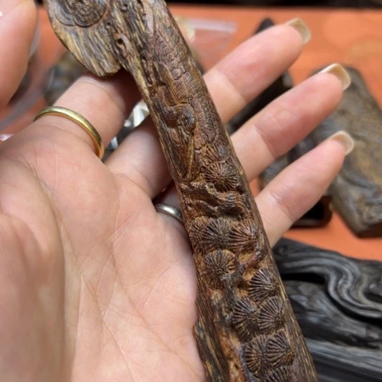 沉香吊坠朝**天馨安居沉香只做真品老料