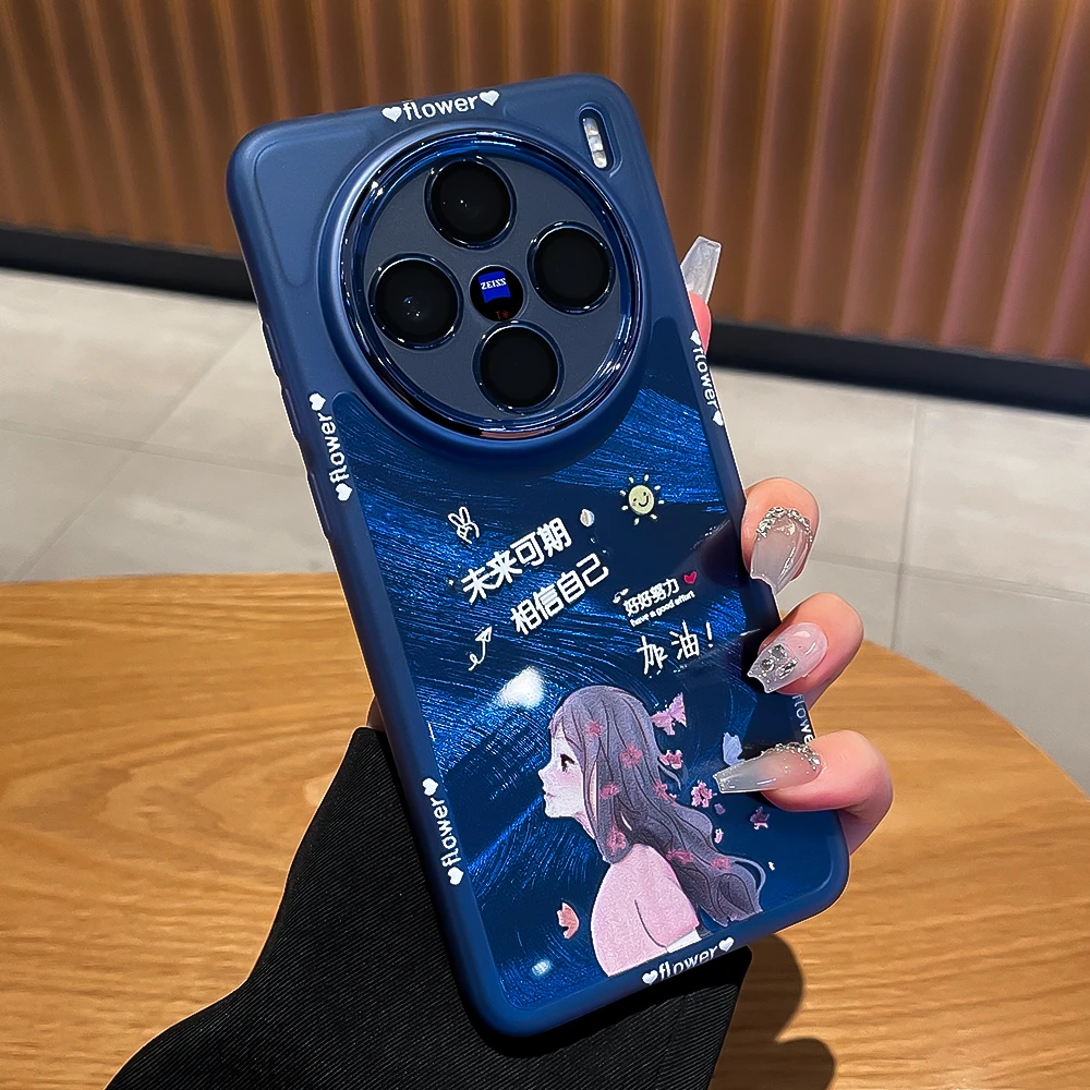 潮钻适用vivox200手机壳x200Ultra女款x200s闪粉硅胶防摔透明壳